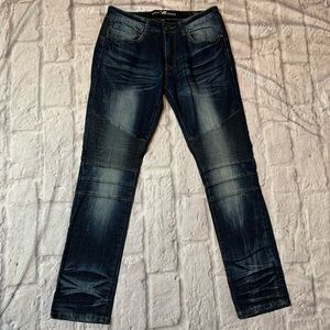 XRAY blue moto jeans